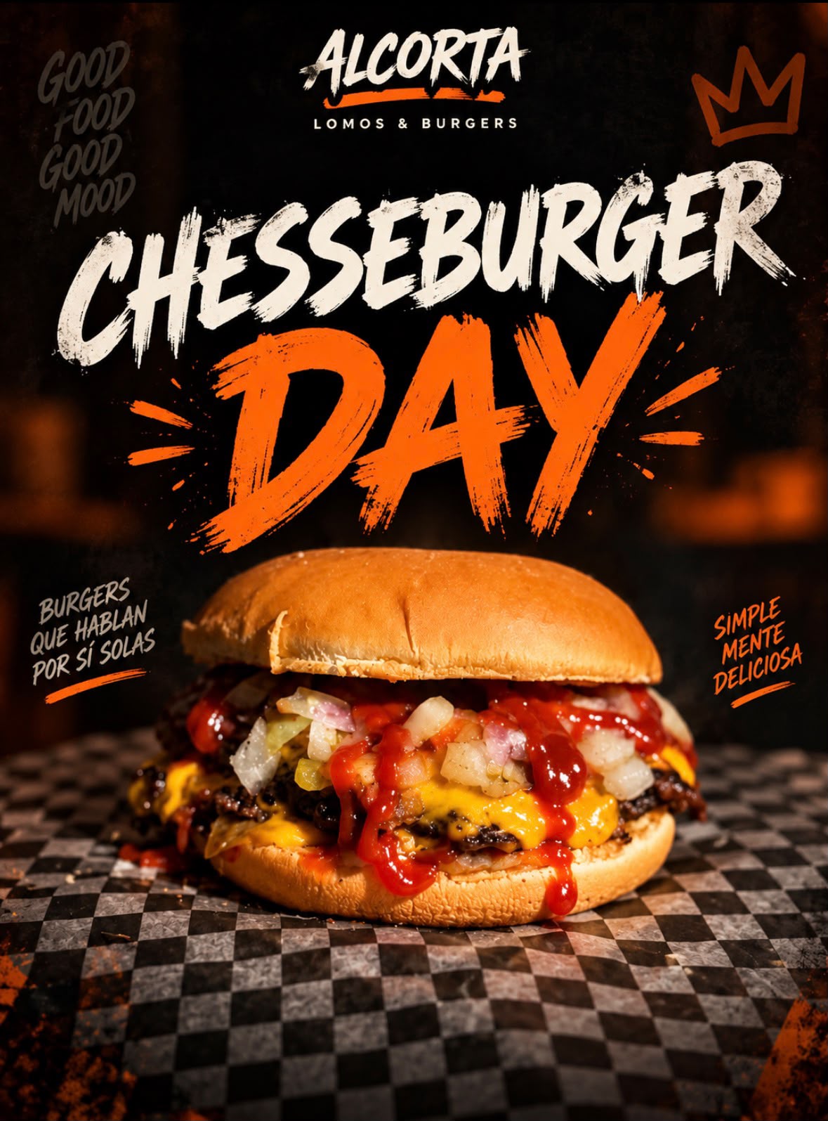 Promo 2 Chesse Dobles más papas fritas por 20.000 pesos